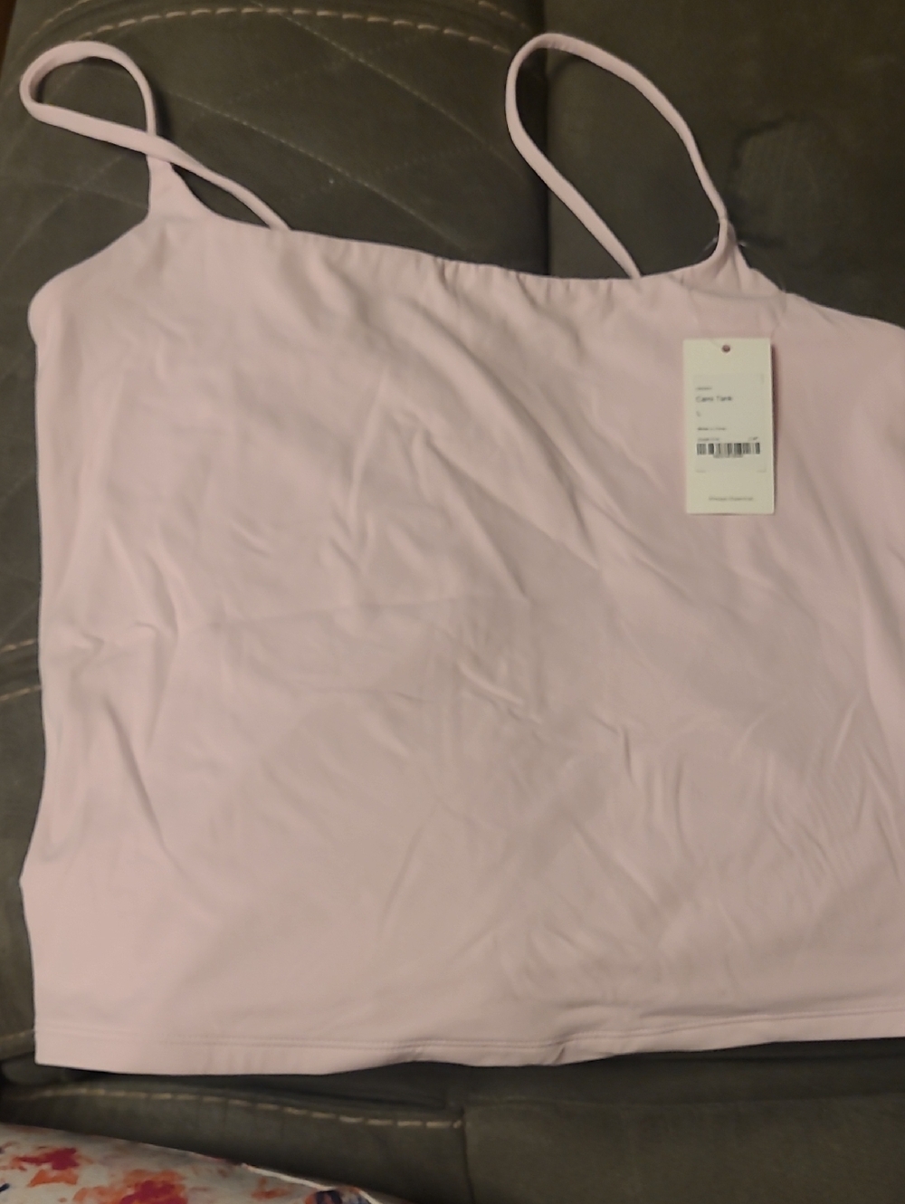 Classic Pastel Pink Spaghetti-Strap Cami